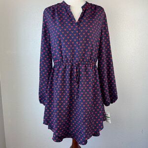 NWT Maison Jules Heart of Hearts Top Size L